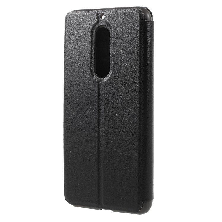 OCUBE PU Leather Folio Flip Protective Case with Stand for UMIDIGI S2 - Black-2