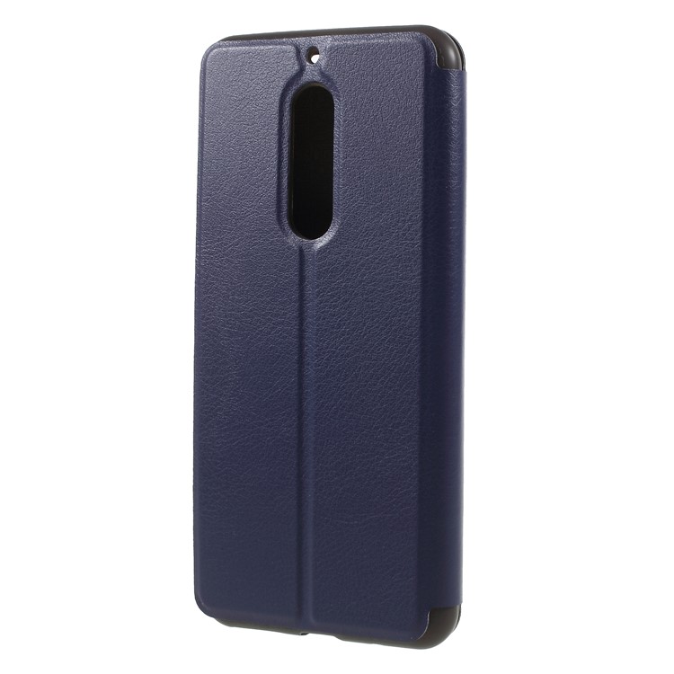 OCUBE PU Leather Protection Mobile Phone Case with Stand for UMIDIGI S2 - Dark Blue-2