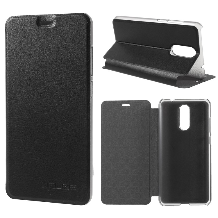 OCUBE PU Leather Protection Mobile Phone Case for Cubot Note Plus - Black-1