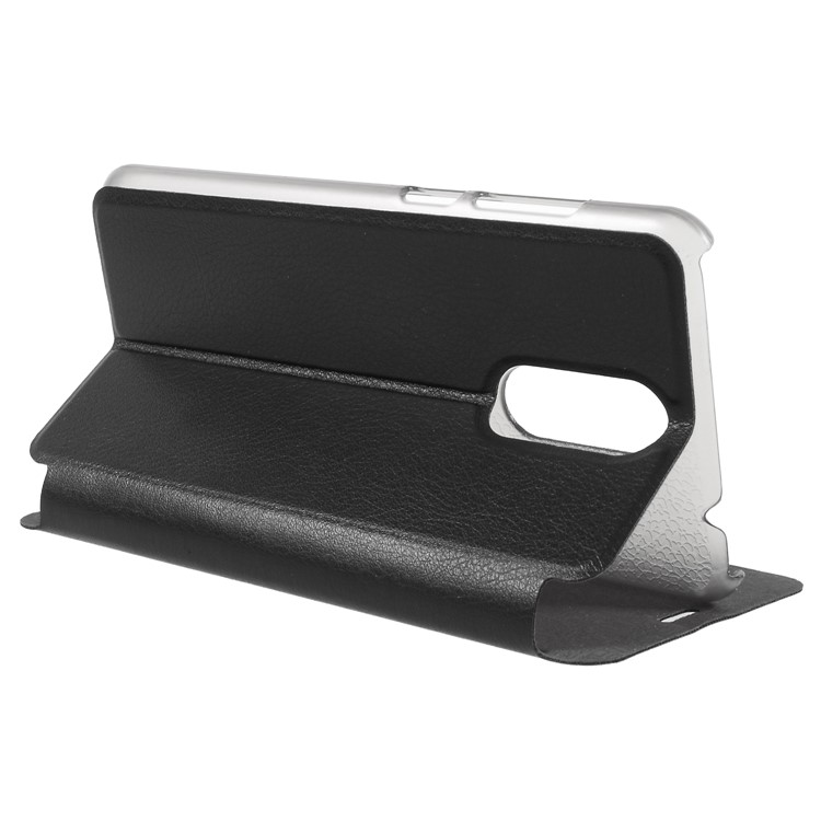 OCUBE PU Leather Protection Mobile Phone Case for Cubot Note Plus - Black-5