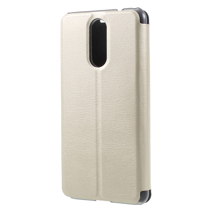 OCUBE PU Leather Flip Stand Cell Phone Cover for Cubot Note Plus - Gold-2