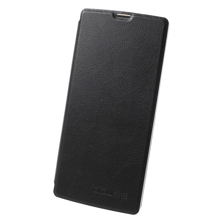OCUBE PU Leather Flip Stand Cell Phone Case for HomTom S9 Plus - Black-3
