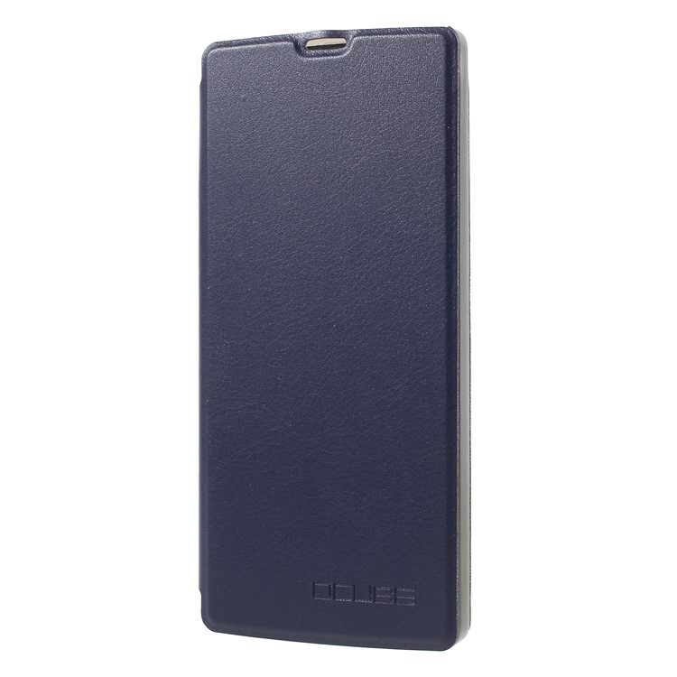 OCUBE PU Leather Mobile Phone Shell with Stand for HomTom S9 Plus - Dark Blue-3