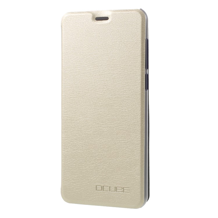 OCUBE Leather Flip Stand Phone Protective Cover for Ulefone Mix 2 - Gold-3