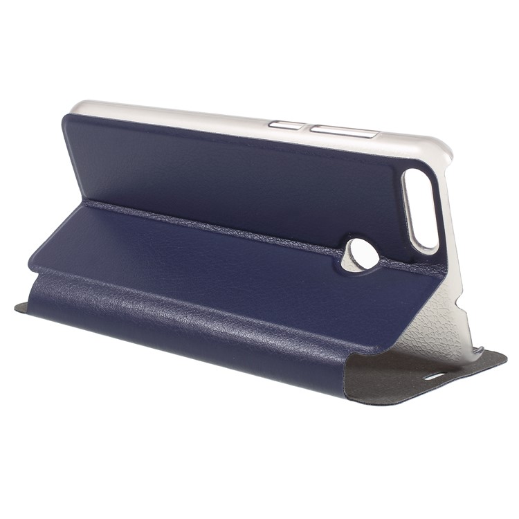 OCUBE Leather Phone Case Accessory with Stand for Ulefone Mix 2 - Dark Blue-4