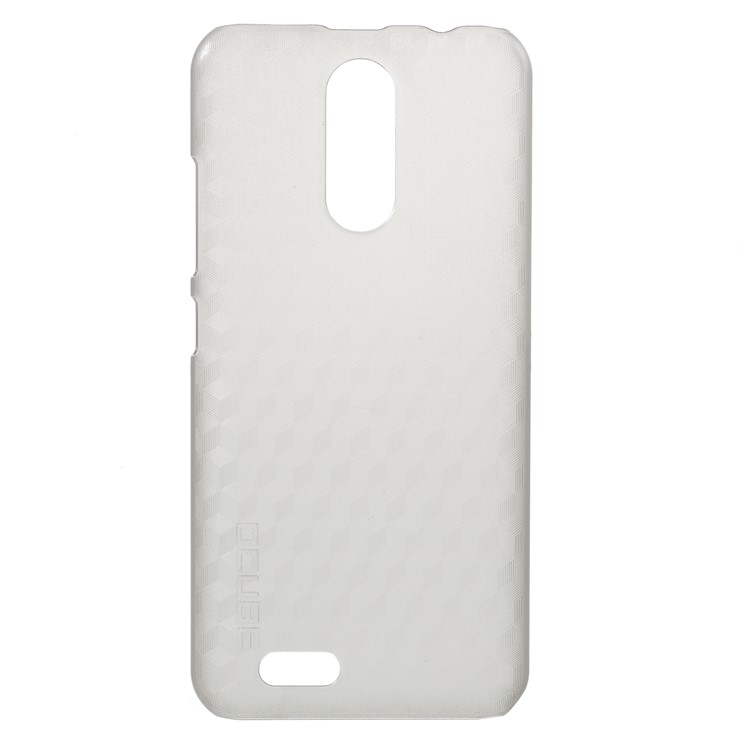 OCUBE Cubic Pattern Hard PC Back Case for Oukitel C8 - Grey-1