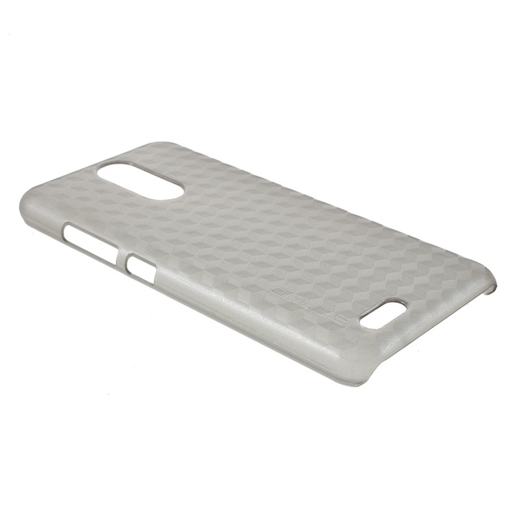 OCUBE Cubic Pattern Hard PC Back Case for Oukitel C8 - Grey-3