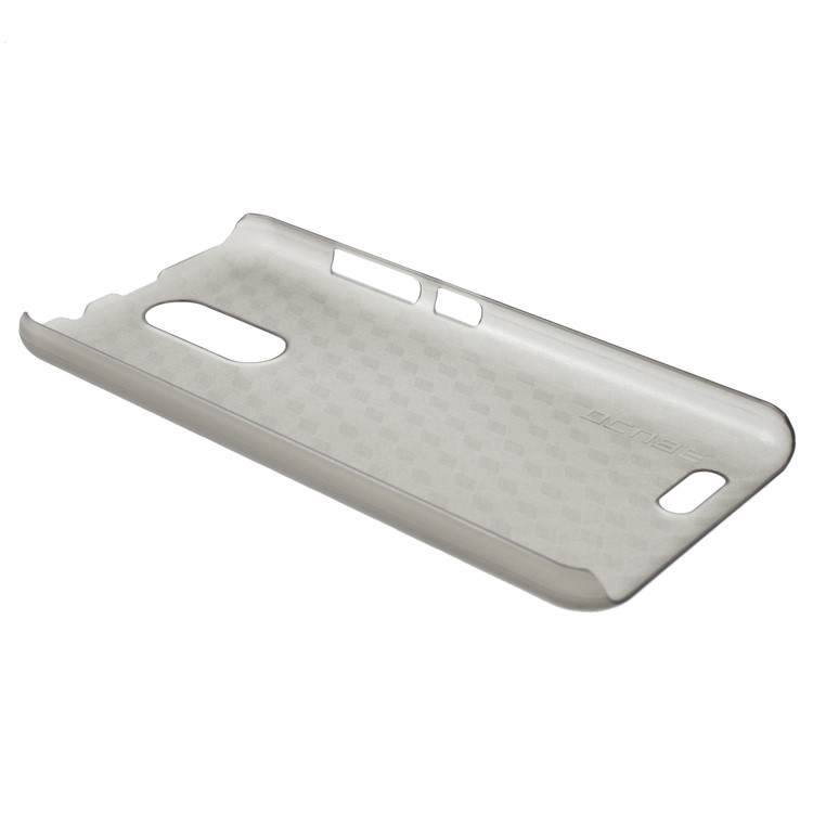 OCUBE Cubic Pattern Hard PC Back Case for Oukitel C8 - Grey-4
