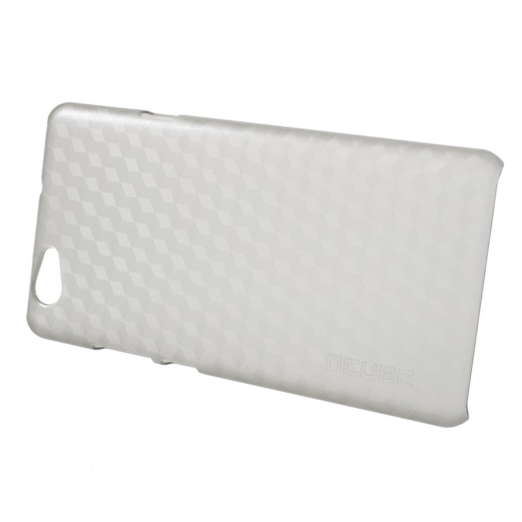OCUBE Cubic Pattern Hard Plastic Cell Phone Case for Vernee Thor Plus - Grey-2