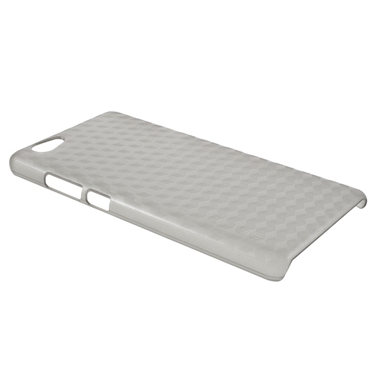 OCUBE Cubic Pattern Hard Plastic Cell Phone Case for Vernee Thor Plus - Grey-3