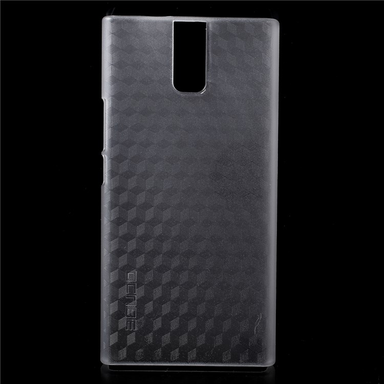 OCUBE Cubic Pattern Hard Plastic Cell Phone Case for Oukitel K3 - Transparent-1