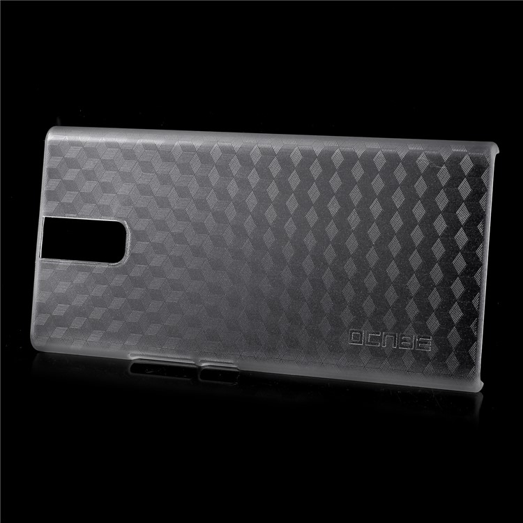 OCUBE Cubic Pattern Hard Plastic Cell Phone Case for Oukitel K3 - Transparent-2