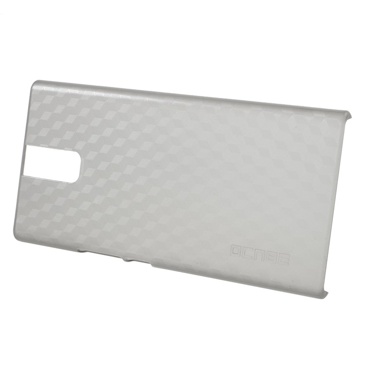 OCUBE Cubic Pattern Hard Plastic Protective Phone Shell for Oukitel K3 - Grey-2