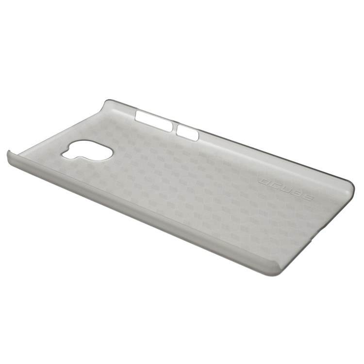OCUBE Cubic Pattern Hard PC Case for Leagoo Kiicaa Mix - Grey-4