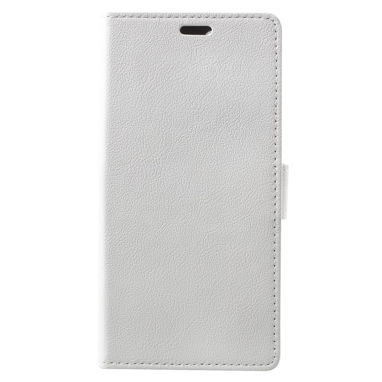 Wallet Stand Flip Leather Phone Cover for Wileyfox Spark X - White-1