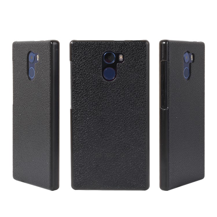 OCUBE Litchi Texture Hard Plastic Cell Phone Case for VKworld Mix - Black-1