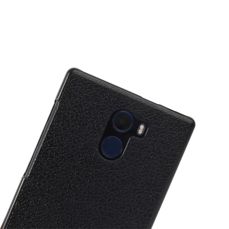 OCUBE Litchi Texture Hard Plastic Cell Phone Case for VKworld Mix - Black-6