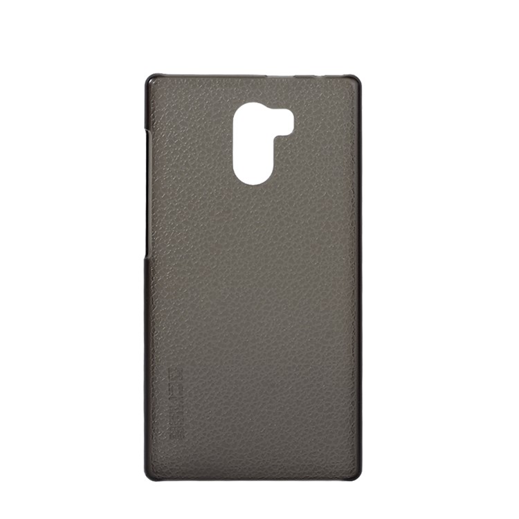 OCUBE Litchi Texture Hard Plastic Cell Phone Case for VKworld Mix - Black-8