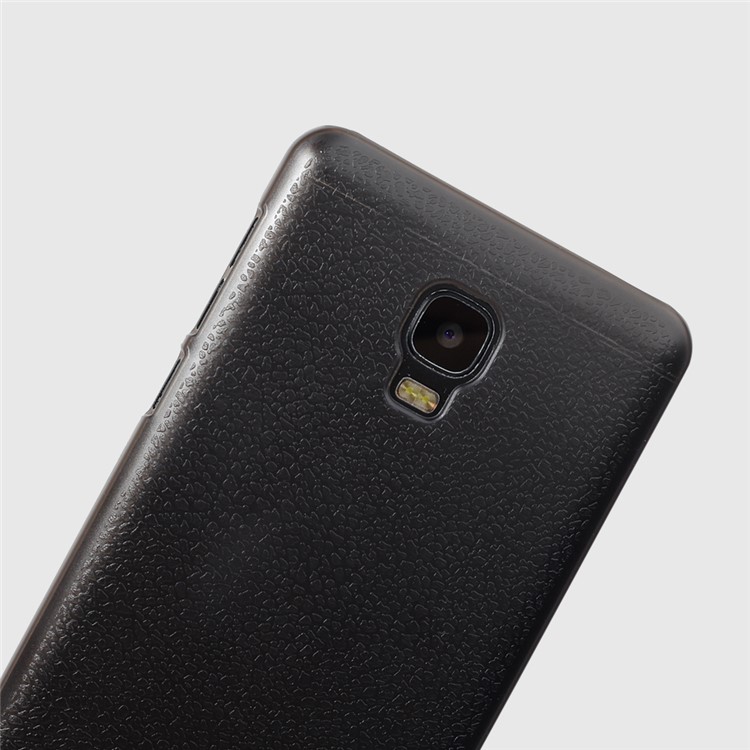 OCUBE Litchi Texture Hard Plastic Cell Phone Case for Elephone P8 Max - Black-4