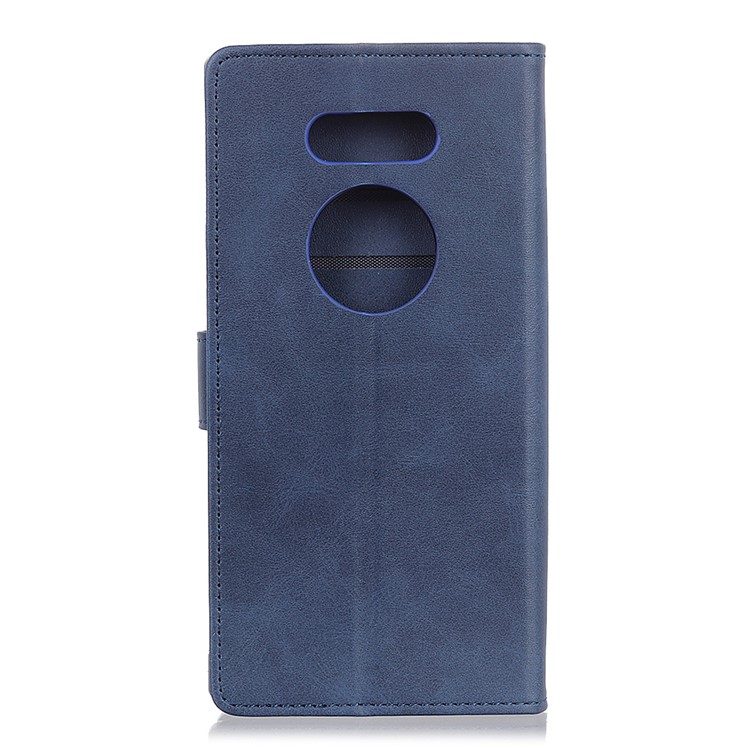 For Razer Phone 2 Matte PU Leather Wallet Magnetic Protective Cover - Blue-6
