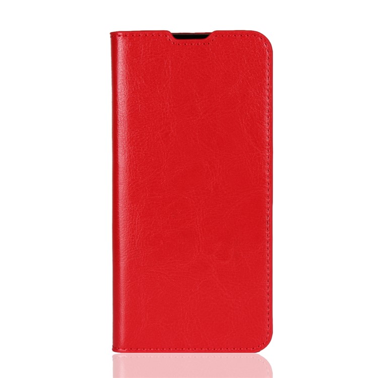 Crazy Horse Genuine Leather Wallet Cover for AQUOS Zero - Red-2