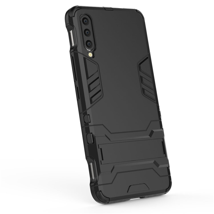 Plastic + TPU Hybrid Case with Kickstand for Vivo IQOO - Black-4