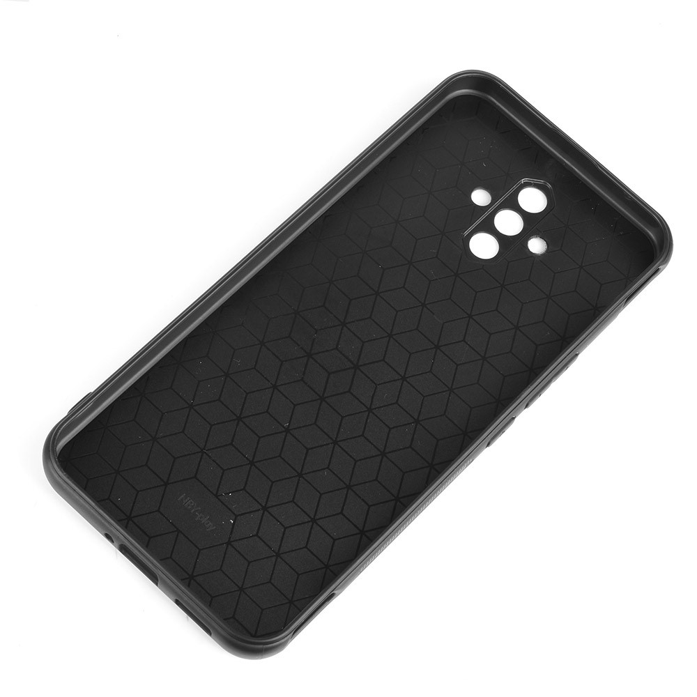 PU Leather Surface PC + TPU Hybrid Case for ZTE Nubia Play 5G - Black-5