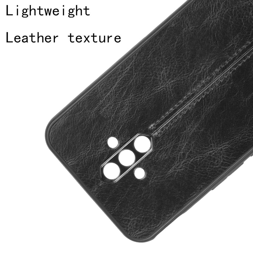 PU Leather Surface PC + TPU Hybrid Case for ZTE Nubia Play 5G - Black-6