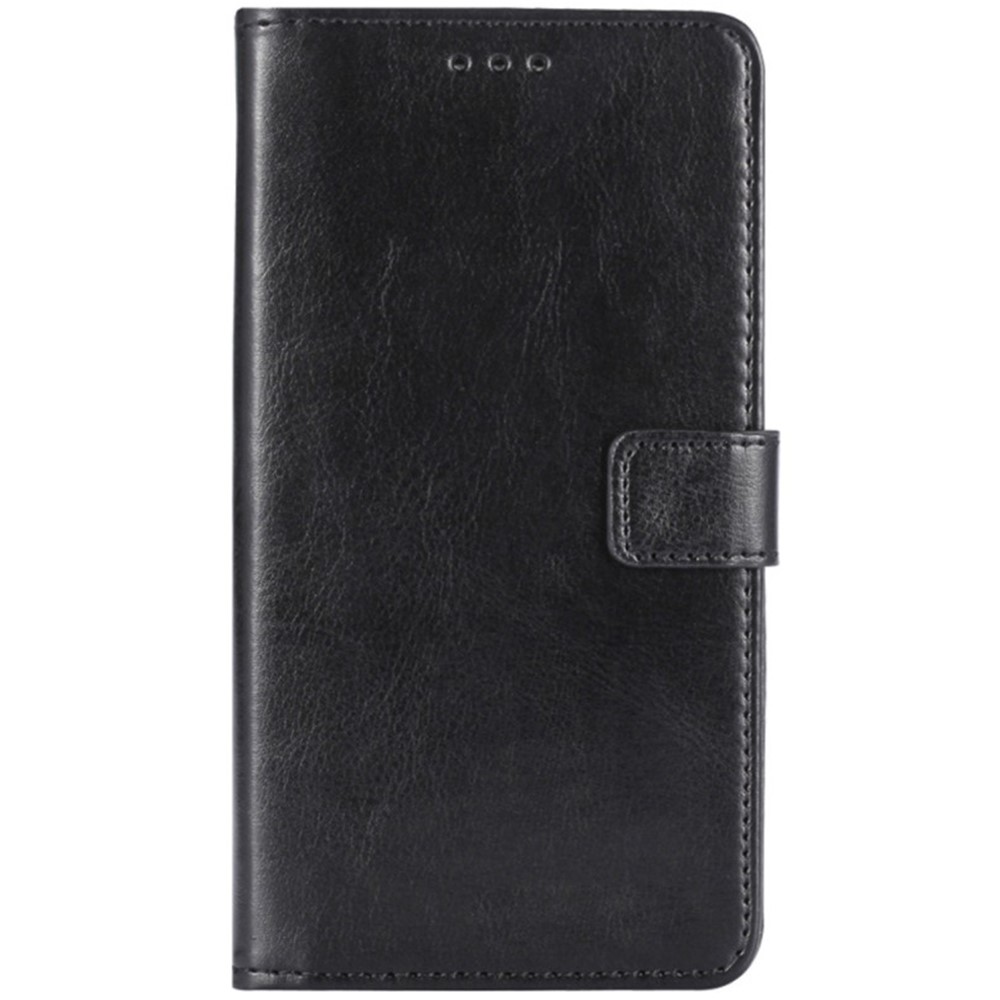 Wallet Design Stand Phone Leather Case for Blackview BV4900 - Black-1