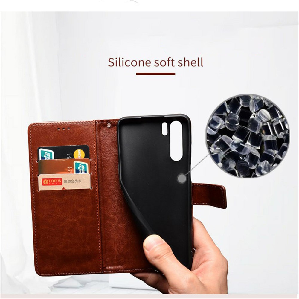 Wallet Design Stand Phone Leather Case for Blackview BV4900 - Black-4
