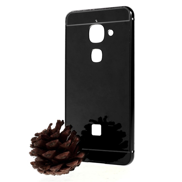 Sliding Aluminum Alloy Frame Acrylic Back Case for LeEco Le Max 2 - Black-1