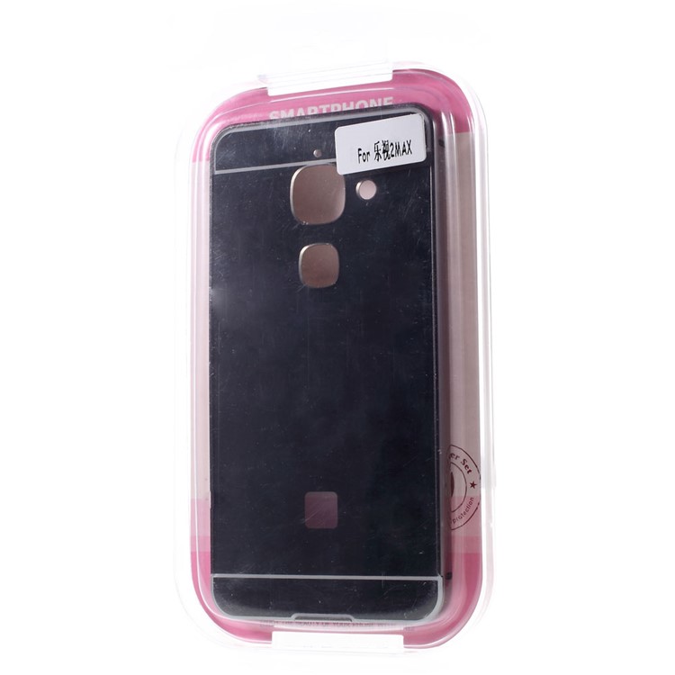 Sliding Aluminum Alloy Frame Acrylic Back Case for LeEco Le Max 2 - Black-10