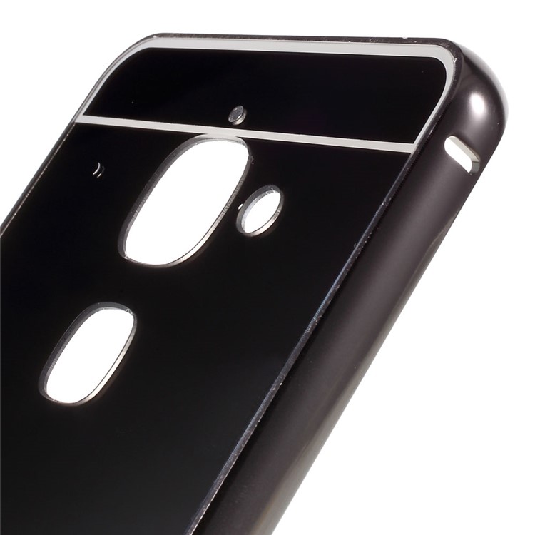Sliding Aluminum Alloy Frame Acrylic Back Case for LeEco Le Max 2 - Black-5