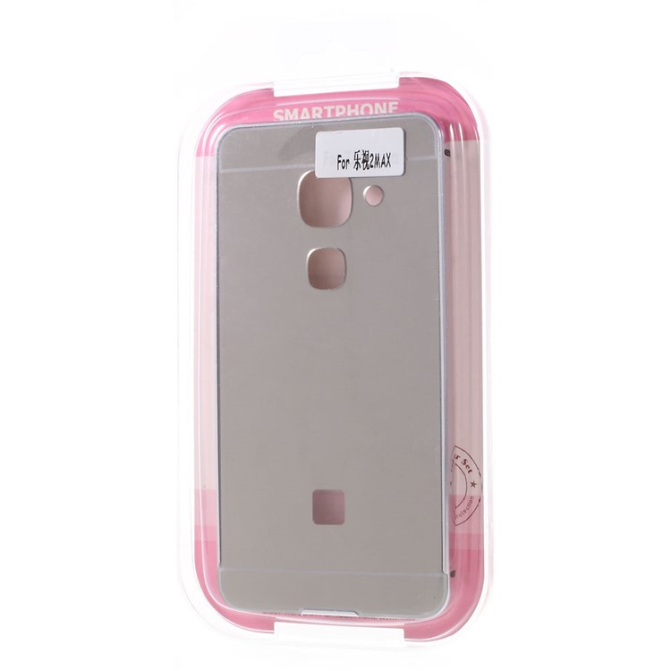 Sliding Aluminum Alloy Bumper Acrylic Cover for LeEco Le Max 2 - Silver-10