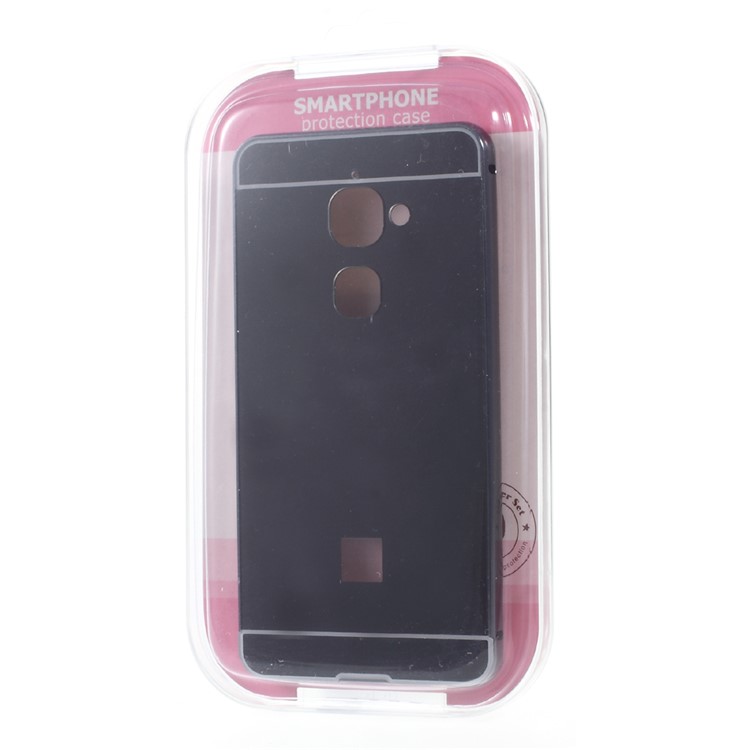 Aluminum Alloy Acrylic Hybrid Back Case for LeTV Le 2/Le 2 Pro - Black-6