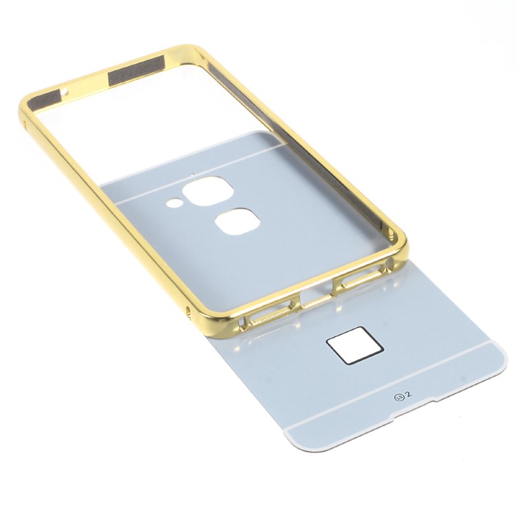 Aluminum Alloy Acrylic Hybrid Phone Case for LeTV Le 2/Le 2 Pro - Gold-5
