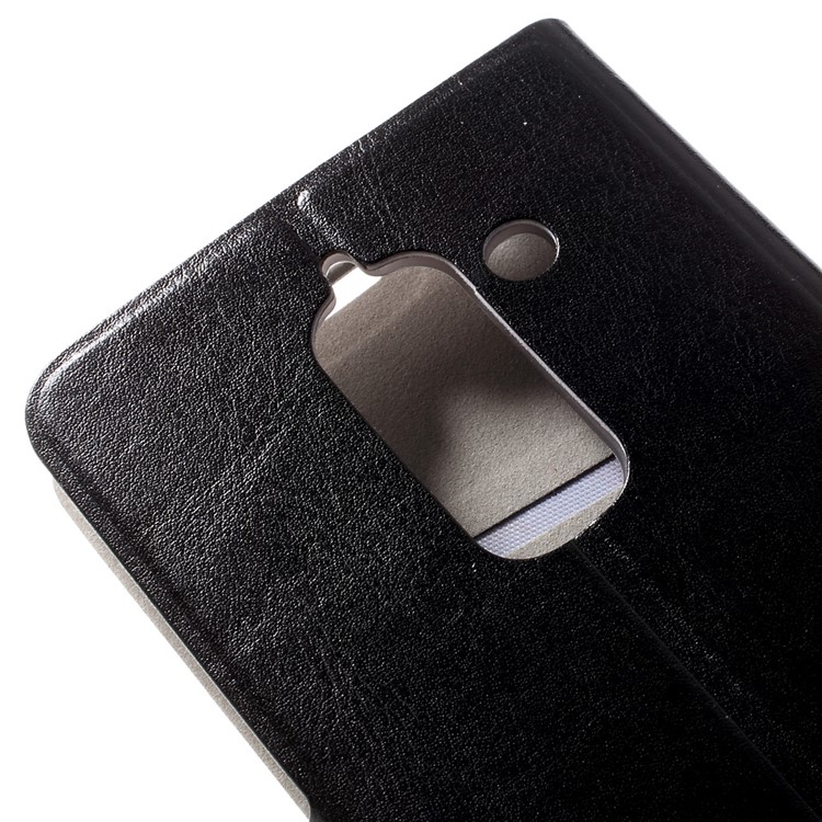 Crazy Horse Leather Case Stand Card Holder for LeEco Le Max 2 - Black-10