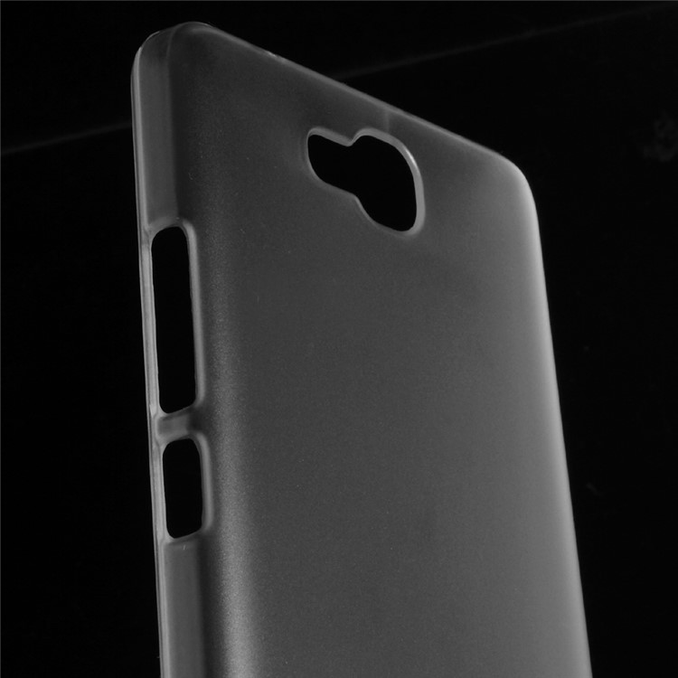 Slim Plastic Hard Case Cover for Oukitel C3 - Transparent-2