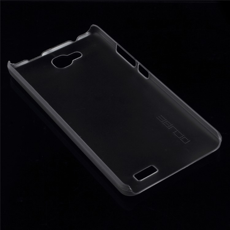 Slim Plastic Hard Case Cover for Oukitel C3 - Transparent-4