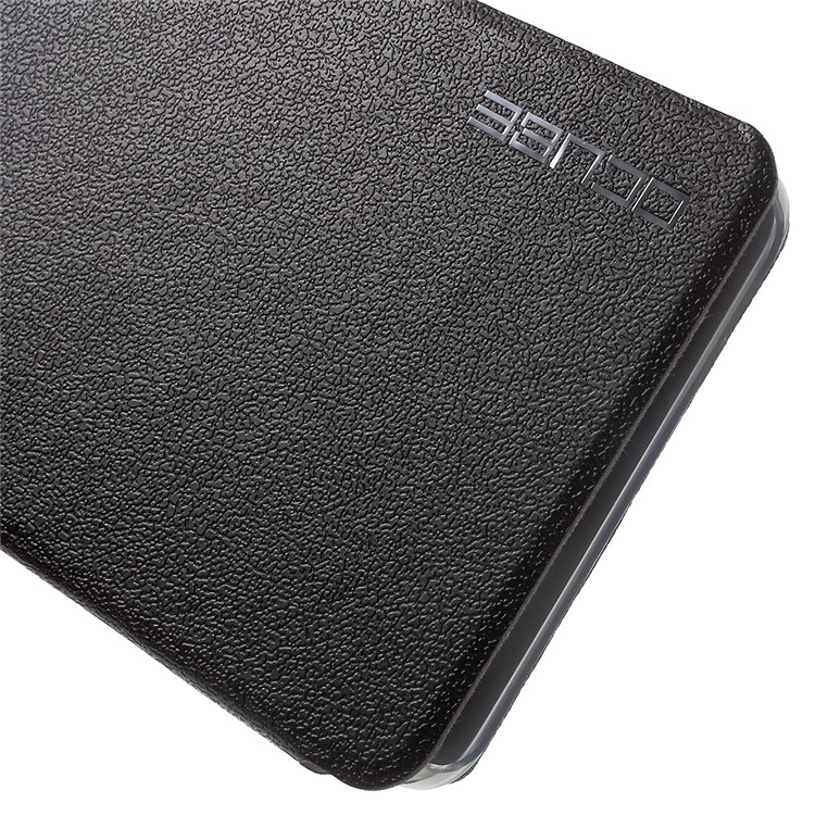 PU Leather Stand Phone Flip Case for Oukitel C3 - Black-6