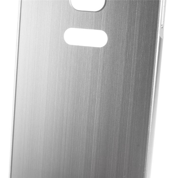 Metal Frame + Brushed Acrylic Back Case for Gigaset ME - Silver-2