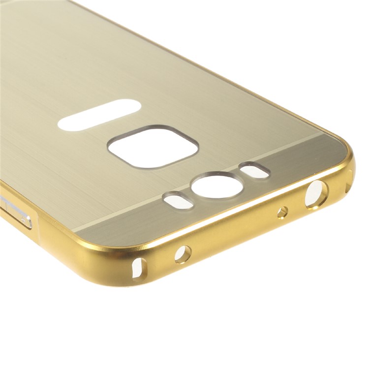 Metal Frame + Brushed Acrylic Back Shell for Gigaset ME - Gold-2