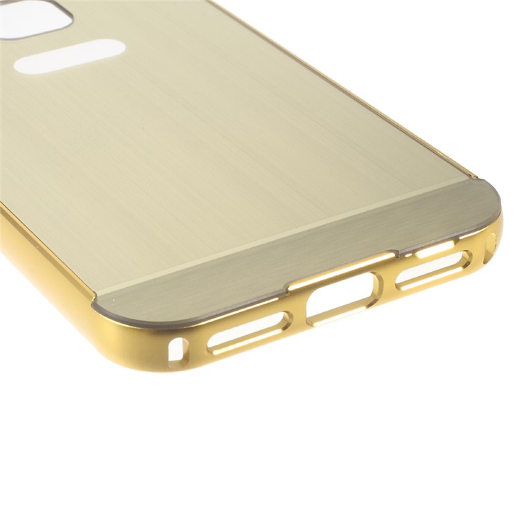 Metal Frame + Brushed Acrylic Back Shell for Gigaset ME - Gold-3