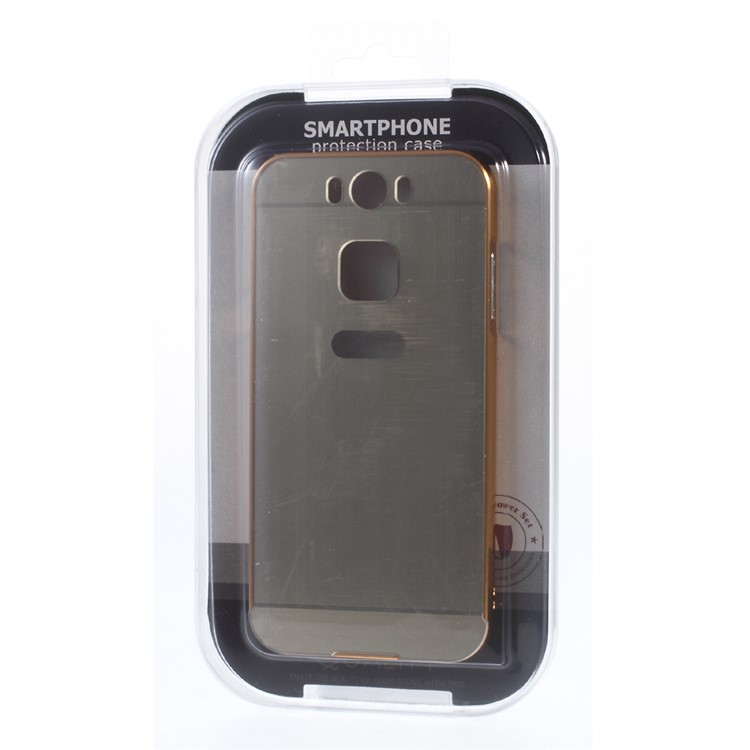 Metal Frame + Brushed Acrylic Back Shell for Gigaset ME - Gold-7