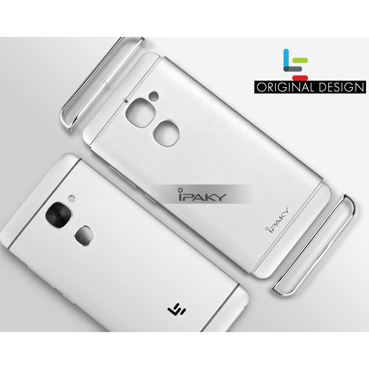 IPAKY Stylish Form-fitting Plastic Hard Cover for LeTV Le 2/Le 2 Pro - Silver-3