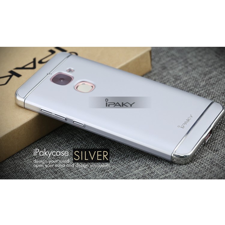 IPAKY Stylish Form-fitting Plastic Hard Cover for LeTV Le 2/Le 2 Pro - Silver-5