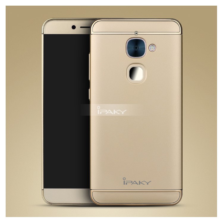 IPAKY Stylish Form-fitting Plastic Hard Phone Cover for LeTV Le 2/Le 2 Pro - Gold-2
