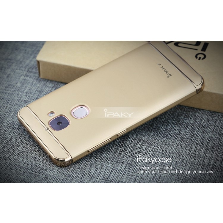 IPAKY Stylish Form-fitting Plastic Hard Phone Cover for LeTV Le 2/Le 2 Pro - Gold-5