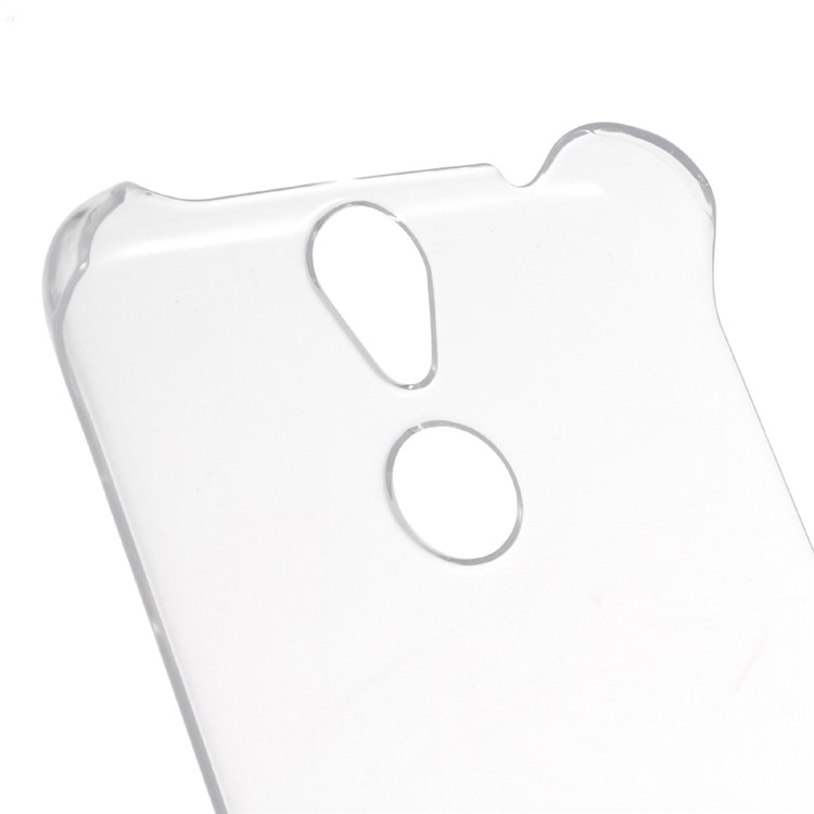 See-through Slim Plastic Hard Case Cover for Vernee Thor - Transparent-2