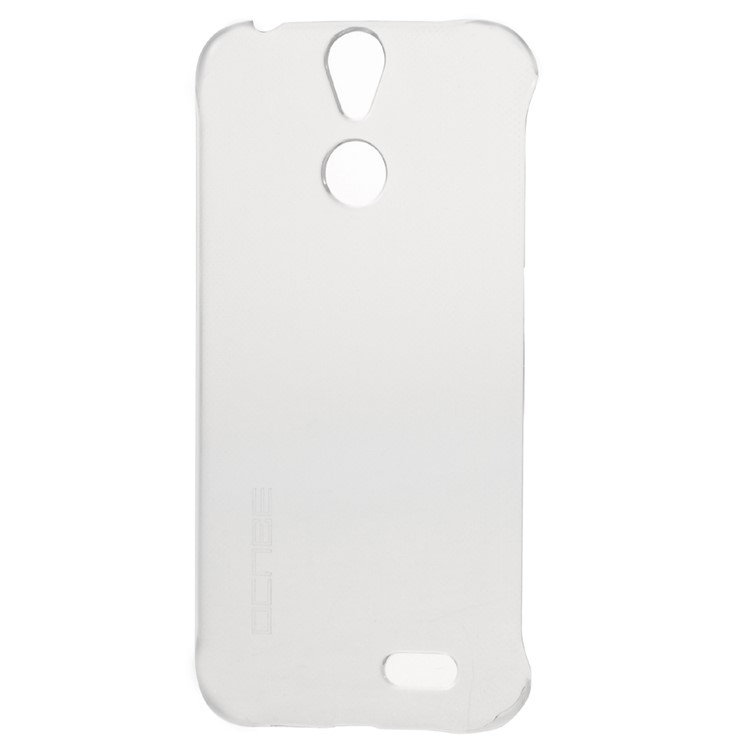 See-through Slim Plastic Hard Phone Cover for Vernee Thor - Grey-1